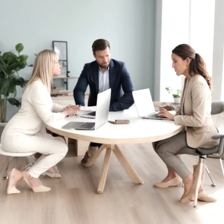 Workshop-Szene mit Unternehmern bei einer Praxisübung zur inneren Ausrichtung
